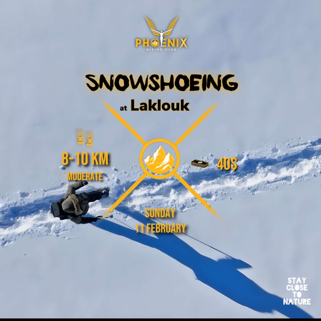 Laqlouq Snowshoeing