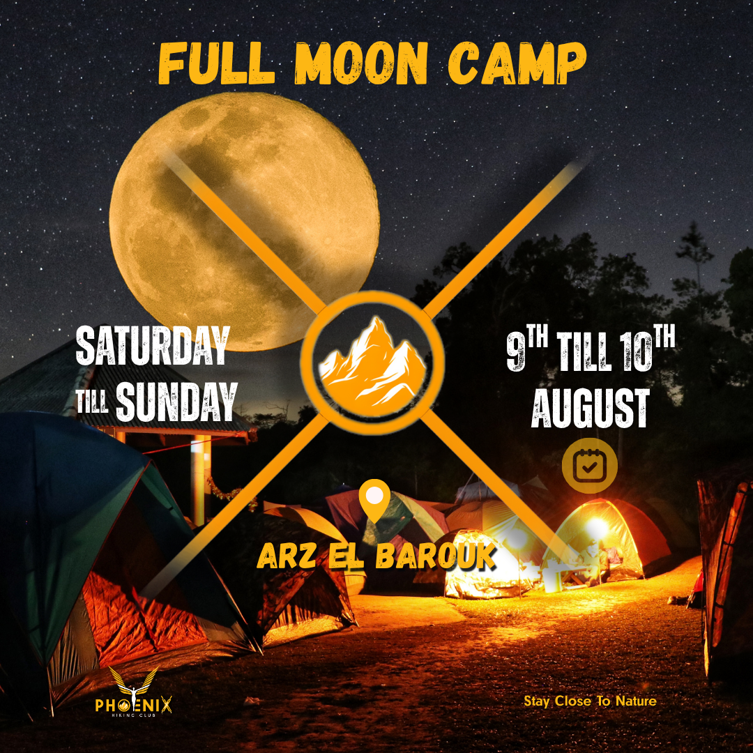 🌕 Full Moon Camp – Arz Al Barouk, Ain Zhalta 😍