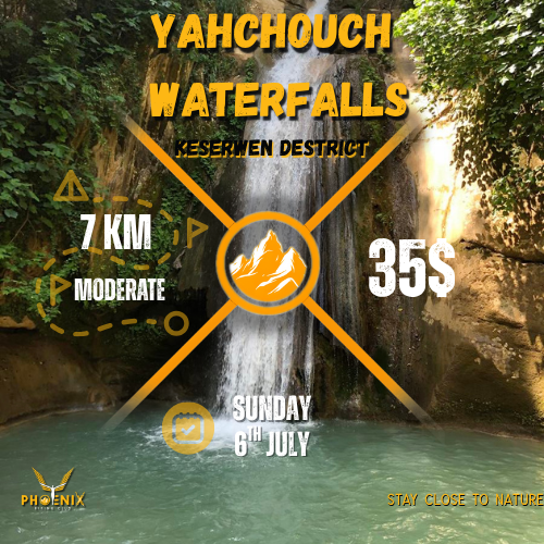 Yahchouch Waterfalls, Keserwen